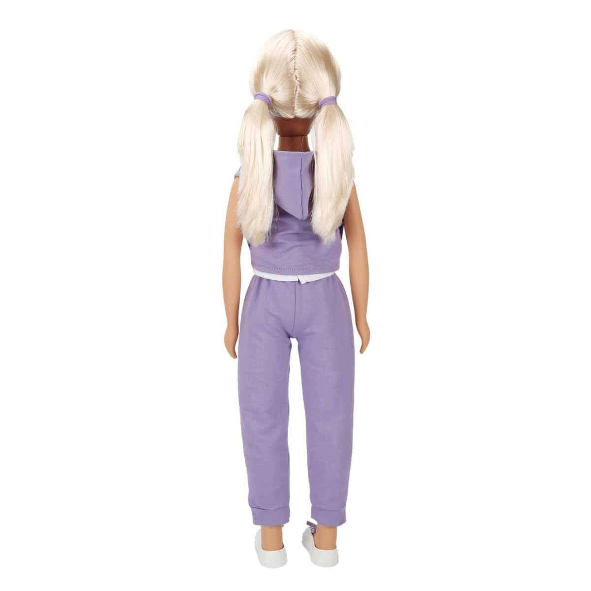 Dollz n More Yürüyüş Arkadaşım Clara Sporty 80 Cm Mor - Roket Oyuncak