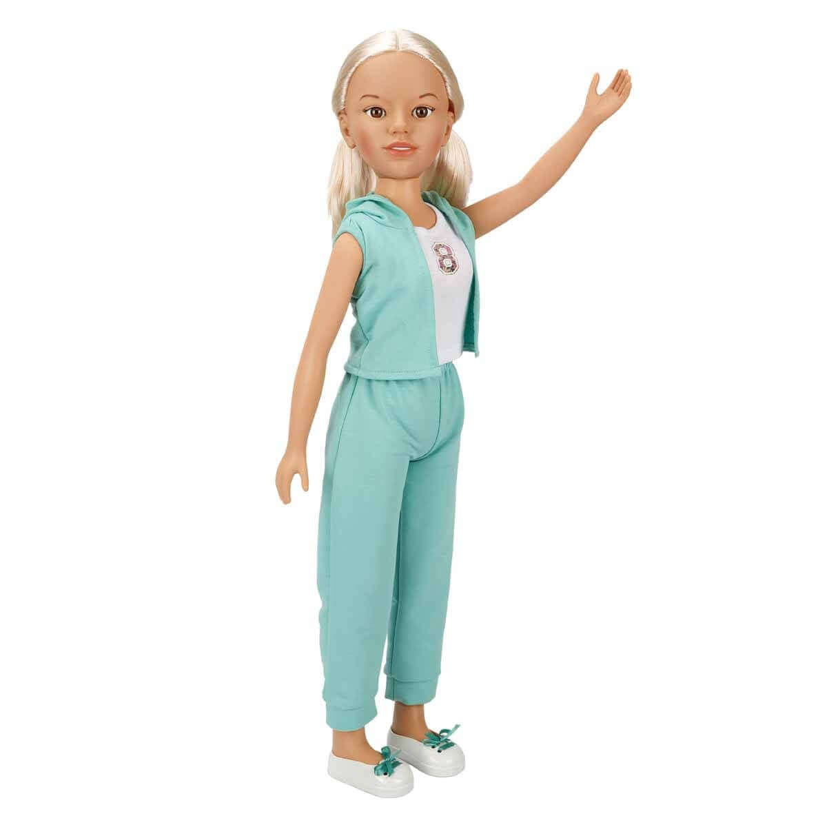 Dollz n More Yürüyüş Arkadaşım Clara Sporty 80 Cm Yeşil - Roket Oyuncak