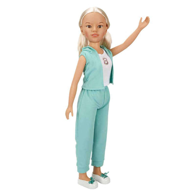 Dollz n More Yürüyüş Arkadaşım Clara Sporty 80 Cm Yeşil - Roket Oyuncak