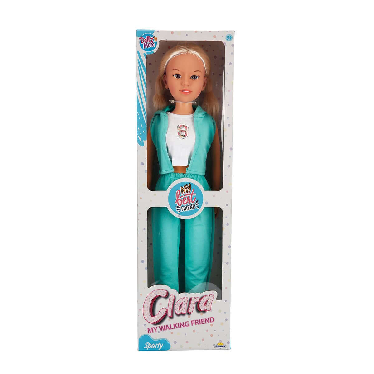 Dollz n More Yürüyüş Arkadaşım Clara Sporty 80 Cm Yeşil - Roket Oyuncak