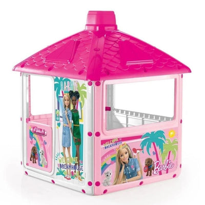 Dolu Barbie Ev İç ve Dış Mekan Uyumlu, Kolay Kurulumlu Pembe Çocuk Oyun Evi - Roket Oyuncak