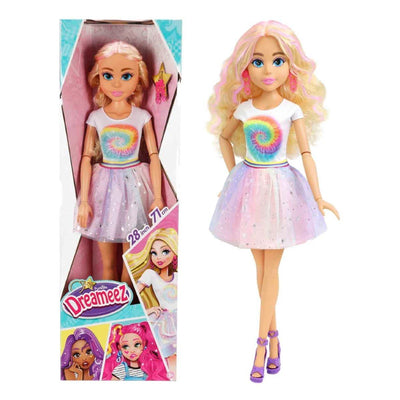 Dreameez Moda Bebeği 71 cm Boyunda, Hareketli Eklemli ve Özel Küpe Aksesuarlı Dev Prenses - Roket Oyuncak