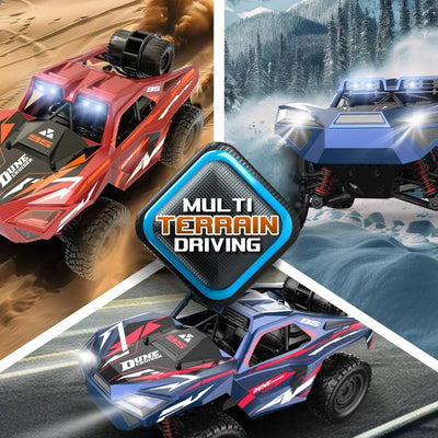 Dune Cruiser Racing 1:16 4x4 Uzaktan Kumandalı Off Road Araba 40 KMH Hız 2.4GHz Kumanda Su Geçirmez Büyük Teker Güçlü Performans RC Aracı 9503E - Roket Oyuncak