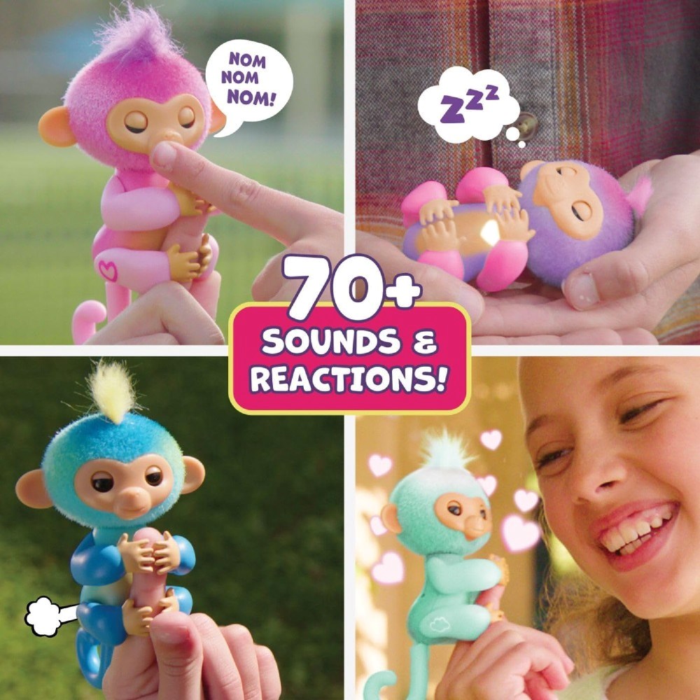 Fingerlings İnteraktif Maymun Figür Ava