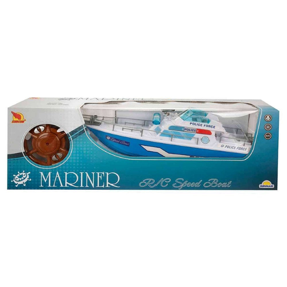 Suncon Uzaktan Kumandalı Işıklı Tekne 45 Cm Polis