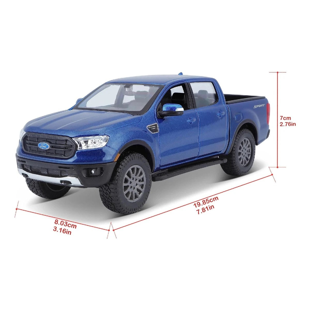 Maisto Special Edition 2019 Ford Ranger Model Araba Mavi