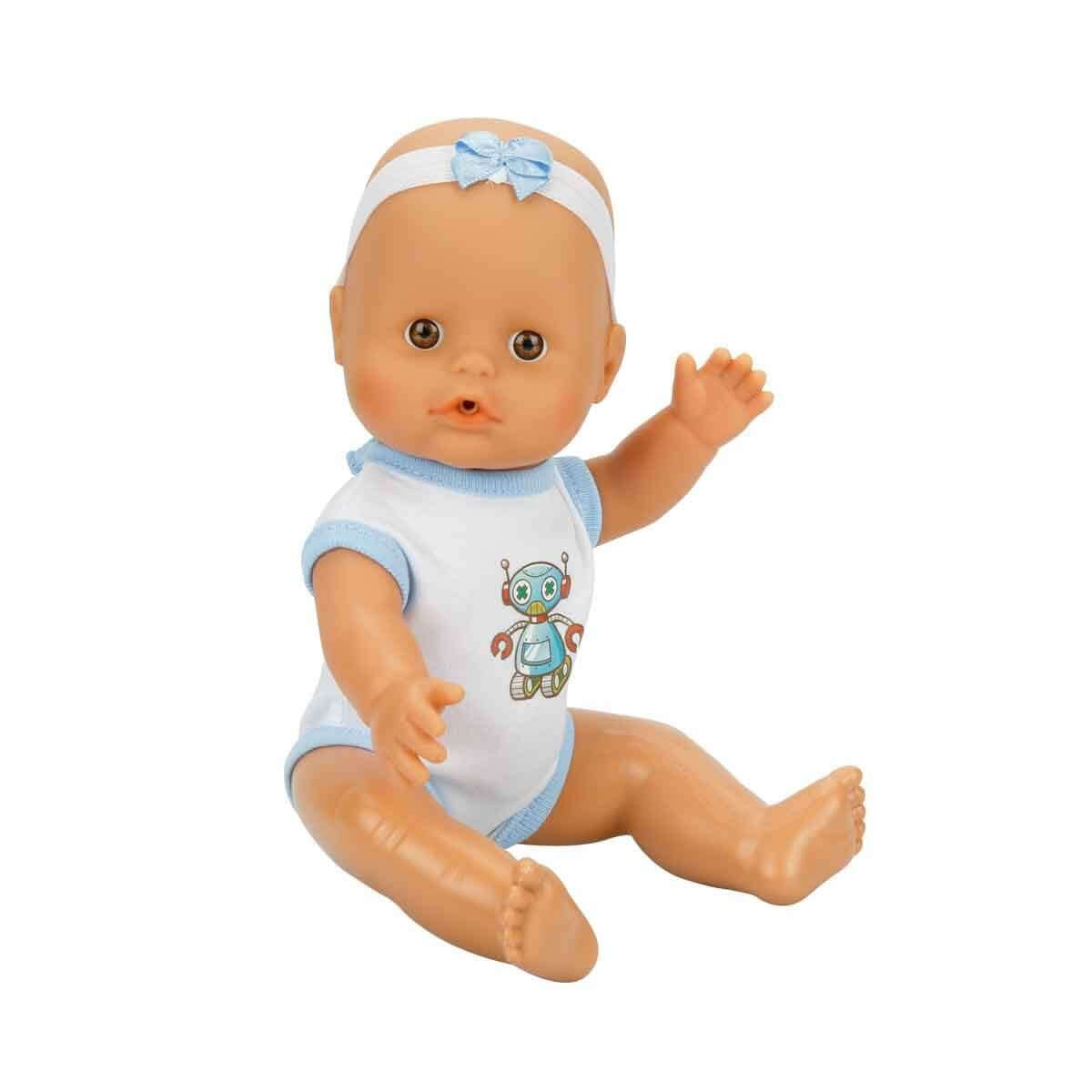 Dollz n More Boubou Altını Islatan Konuşan Bebek 30 Cm Mavi