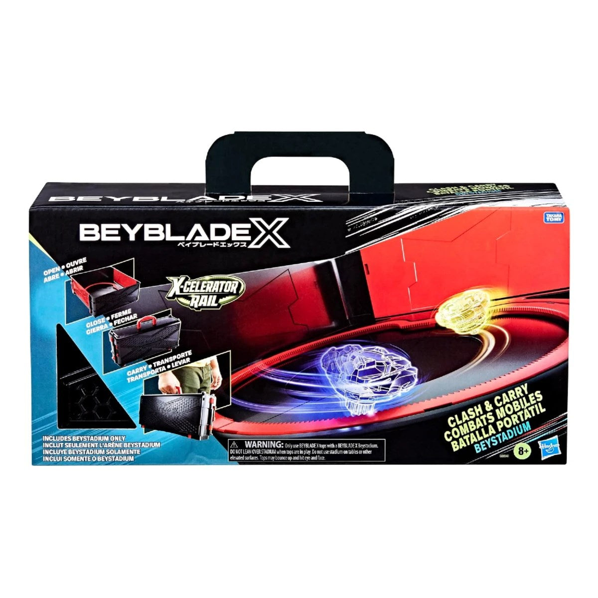 Beyblade X Clash & Carry Taşınabilir Arena Oyun Seti