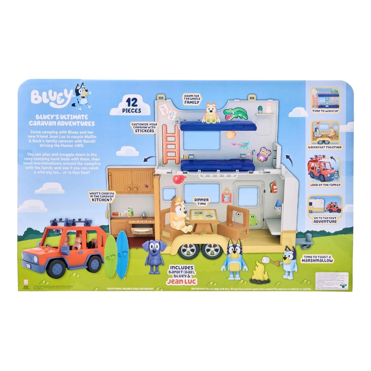 Bluey Karavan Maceraları Büyük Oyun Seti 13096