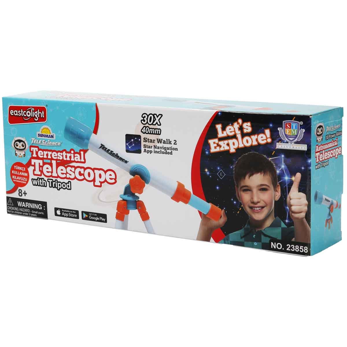 Eastcolight 30X 40mm Ayaklı Karasal Teleskop - Roket Oyuncak