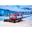 Dickie Pistenbully 600 RTR Uzaktan Kumandalı İş Makinası kış manzarasında kar temizliyor.