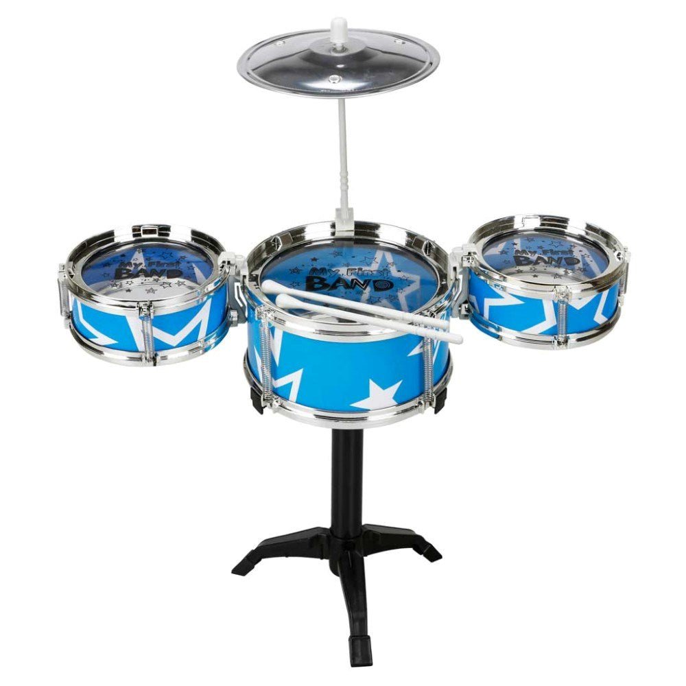 Eccho Jazz Drum Mini Davul Bateri Seti Mavi - Roket Oyuncak