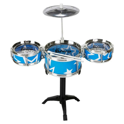 Eccho Jazz Drum Mini Davul Bateri Seti Mavi - Roket Oyuncak