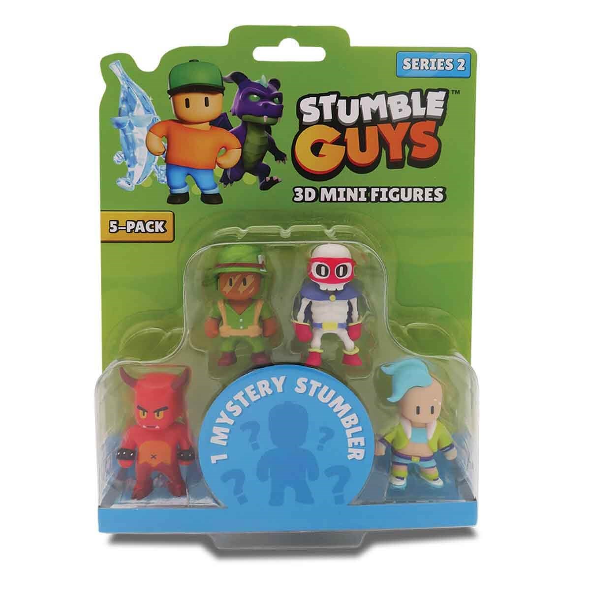 Stumble Guys 5’li Mini Figür Seti S2 Red Demon içeren 3D mini figürler 5-pack koleksiyonu