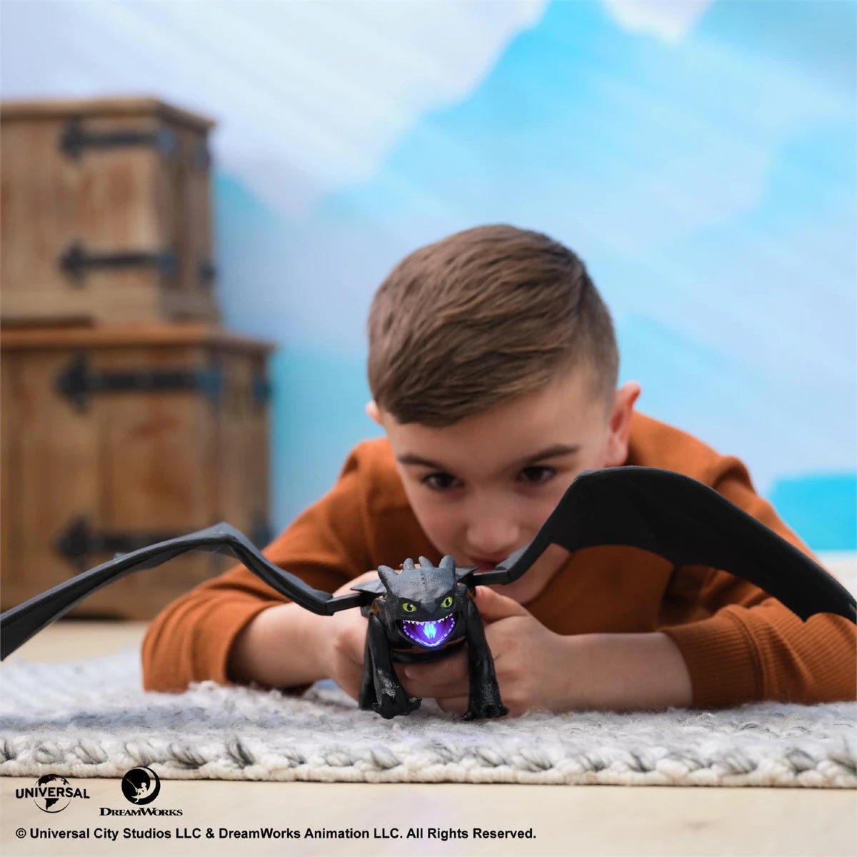 Ejderhanı Nasıl Eğitirsin Ultimate Plazma Patlaması Dişsiz Figürü 38 cm - Roket Oyuncak