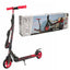 Evo 2 Tekerlekli Flexi Kırmızı Scooter 100 kg Kapasiteli, Katlanabilir, 66 - 84 cm Ayarlanabilir Gidonlu ve Kaymaz Tabanlı Dev Scooter - Roket Oyuncak
