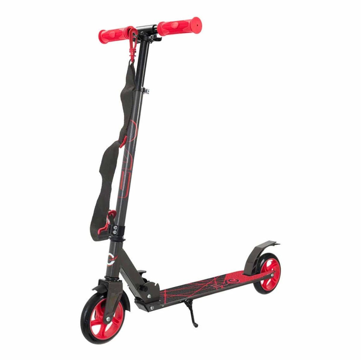Evo 2 Tekerlekli Flexi Kırmızı Scooter 100 kg Kapasiteli, Katlanabilir, 66 - 84 cm Ayarlanabilir Gidonlu ve Kaymaz Tabanlı Dev Scooter - Roket Oyuncak