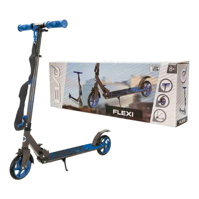 Evo 2 Tekerlekli Flexi Mavi Scooter 100 kg Taşıma Kapasiteli, Katlanabilir, 66 - 84 cm Ayarlanabilir Gidonlu ve Ergonomik Tasarımlı Şehir Scooterı - Roket Oyuncak