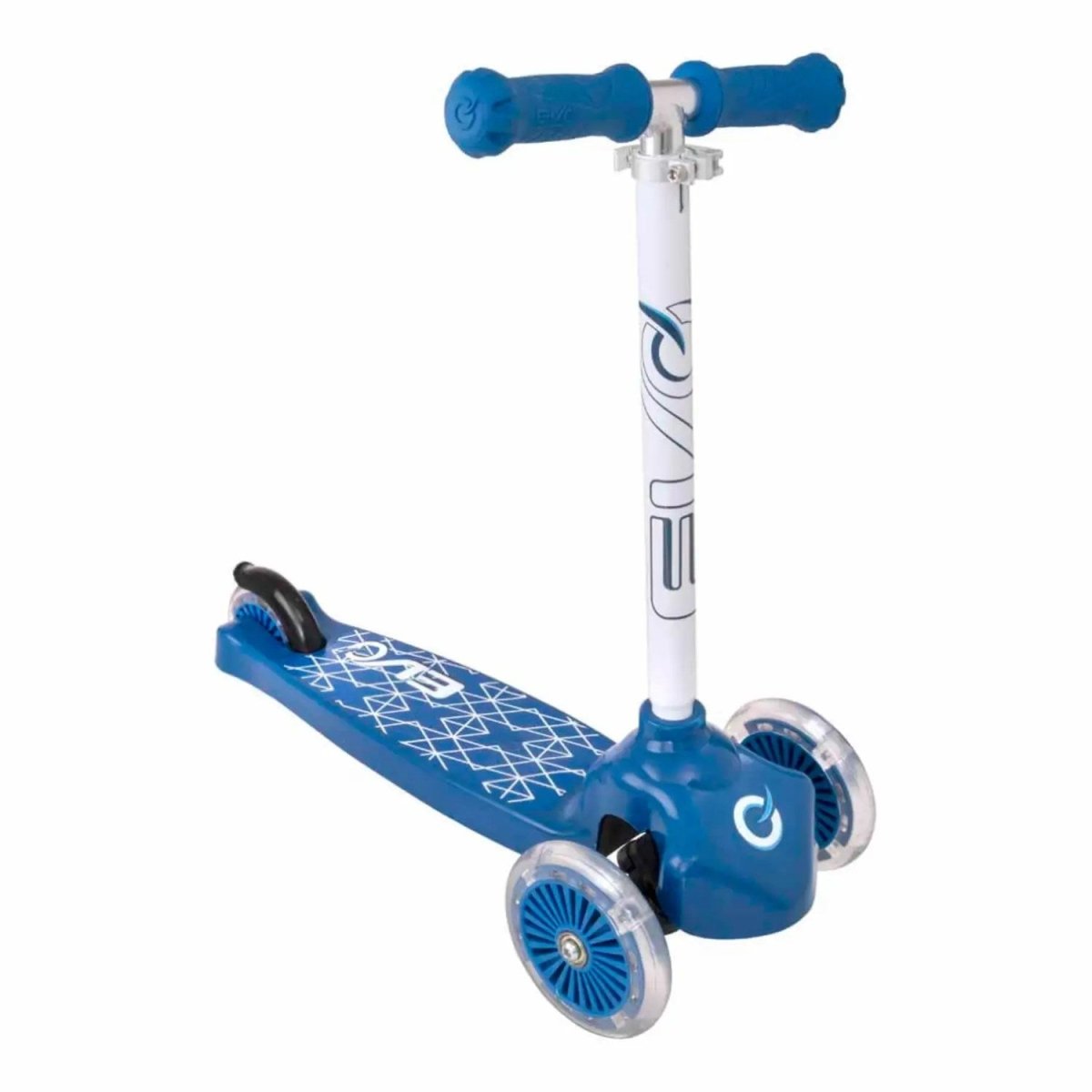 Evo Işıklı 3 Tekerlekli Mavi Scooter - Roket Oyuncak