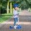 Evo Işıklı 3 Tekerlekli Mavi Scooter - Roket Oyuncak