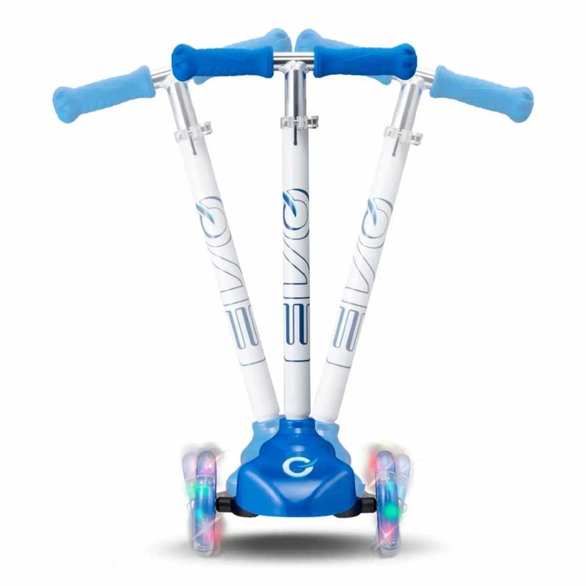 Evo Işıklı 3 Tekerlekli Mavi Scooter - Roket Oyuncak