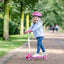 Evo Işıklı 3 Tekerlekli Pembe Scooter 58 - 68 cm Ayarlanabilir Gidon, 50 kg Taşıma Kapasiteli, LED Tekerlekli ve Ergonomik Çocuk Scooterı - Roket Oyuncak