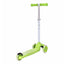 Evo Işıklı 3 Tekerlekli Yeşil Scooter 58 - 68 cm Ayarlanabilir Gidon, 50 kg Taşıma Kapasiteli, LED Tekerlekli ve Ergonomik Çocuk Scooterı - Roket Oyuncak