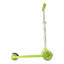 Evo Işıklı 3 Tekerlekli Yeşil Scooter 58 - 68 cm Ayarlanabilir Gidon, 50 kg Taşıma Kapasiteli, LED Tekerlekli ve Ergonomik Çocuk Scooterı - Roket Oyuncak
