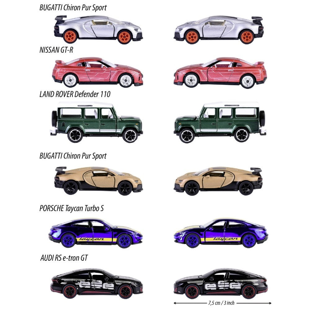 Majorette Deluxe Arabalar Tekli Paket Porsche Taycan Turbo S