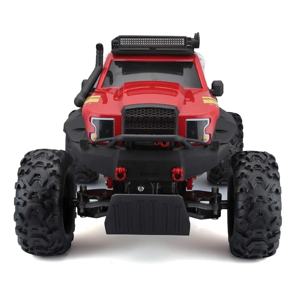 Maisto RC Over Lander Uzaktan Kumandalı Off-Road Araba, kırmızı renkli, güçlü ve dayanıklı tasarım.