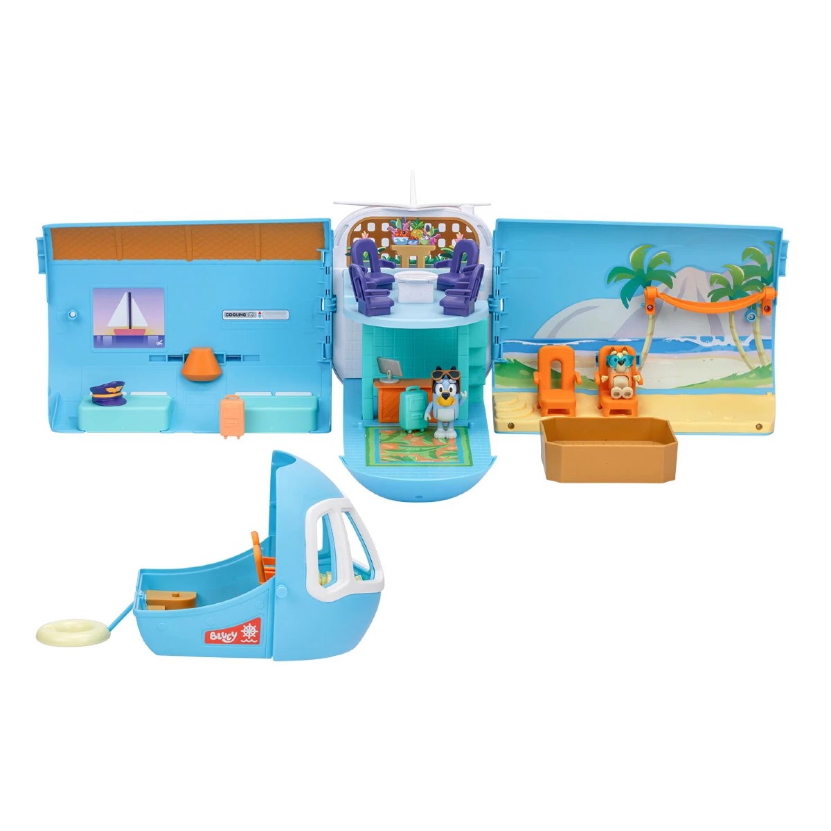 Bluey 3'ü 1 Arada Dönüşen Sesli Uçak Oyun Seti 17670