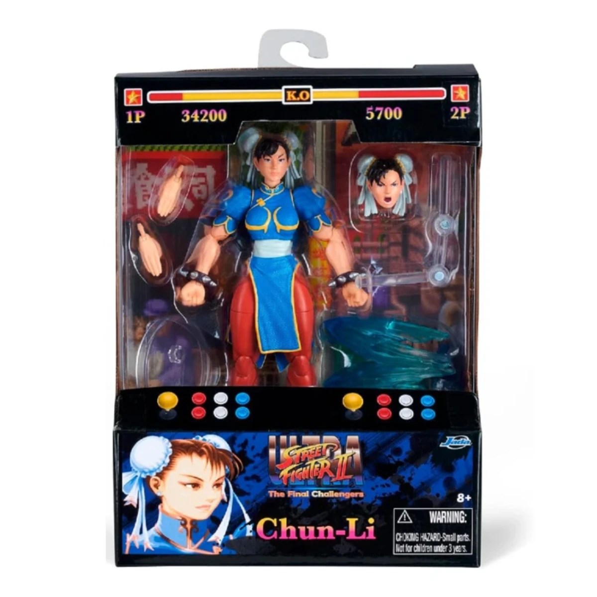 Jada Street Fighter Seri II Chun-Li 15 Cm Aksiyon Figürü