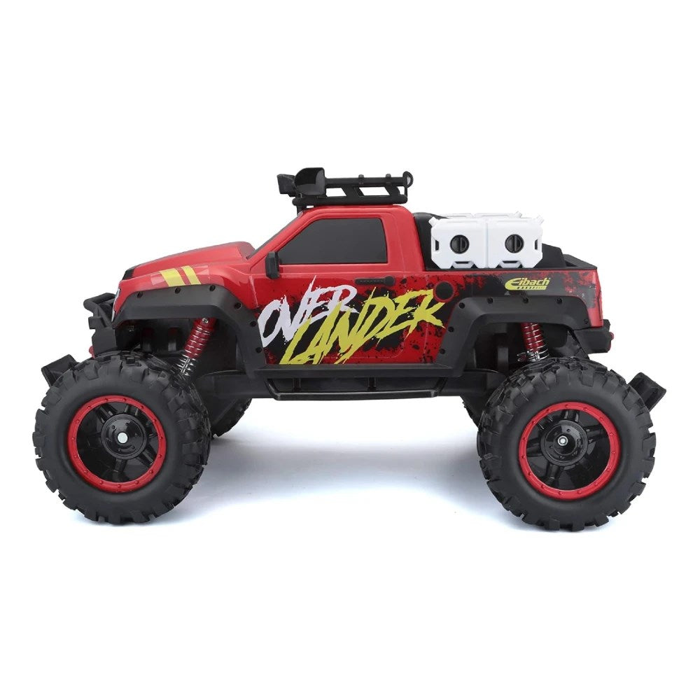 Maisto RC Over Lander Uzaktan Kumandalı Off-Road Araba yan görüşte, güçlü tasarımı ve büyük lastikleriyle.