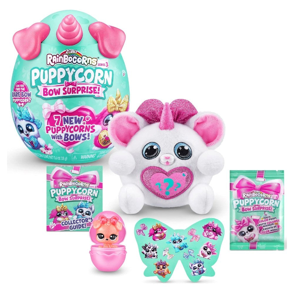 Rainbocorns Puppycorn Bow Sürpriz Paket Pinky