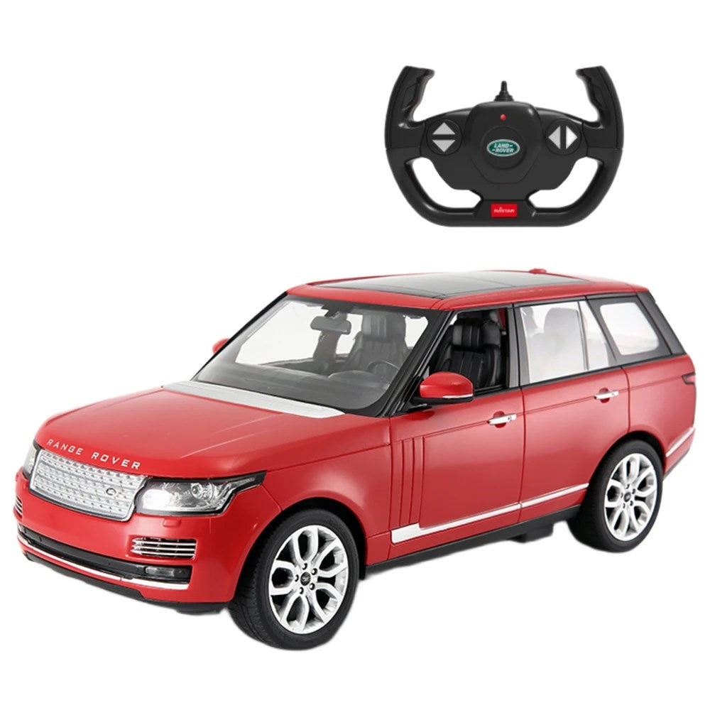 Rastar Range Rover Sport Uzaktan Kumandalı Araba Kırmızı ve uzaktan kumanda görseli.
