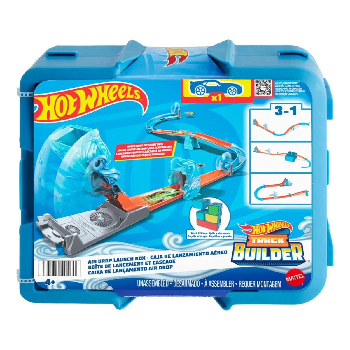 Hot Wheels Track Builder Rüzgar Temalı Akrobasi Seti HNN38