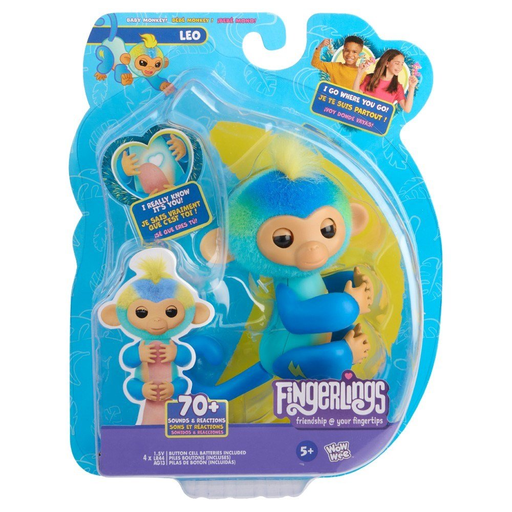 Fingerlings İnteraktif Maymun Figür Leo - Roket Oyuncak