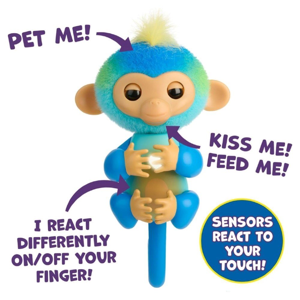 Fingerlings İnteraktif Maymun Figür Leo - Roket Oyuncak
