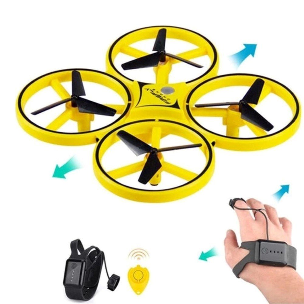 Firefly Drone D10H Elle Kumandalı 2.4 Ghz 17 Cm Sarı - Roket Oyuncak