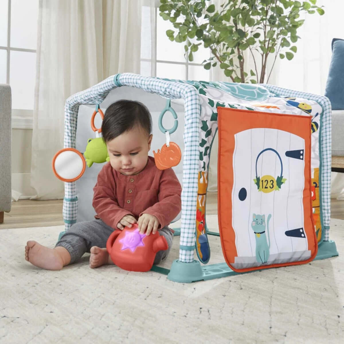 Fisher Price 3ü 1 Arada Sevimli Kulübe Jimnastik HJK45 - Roket Oyuncak