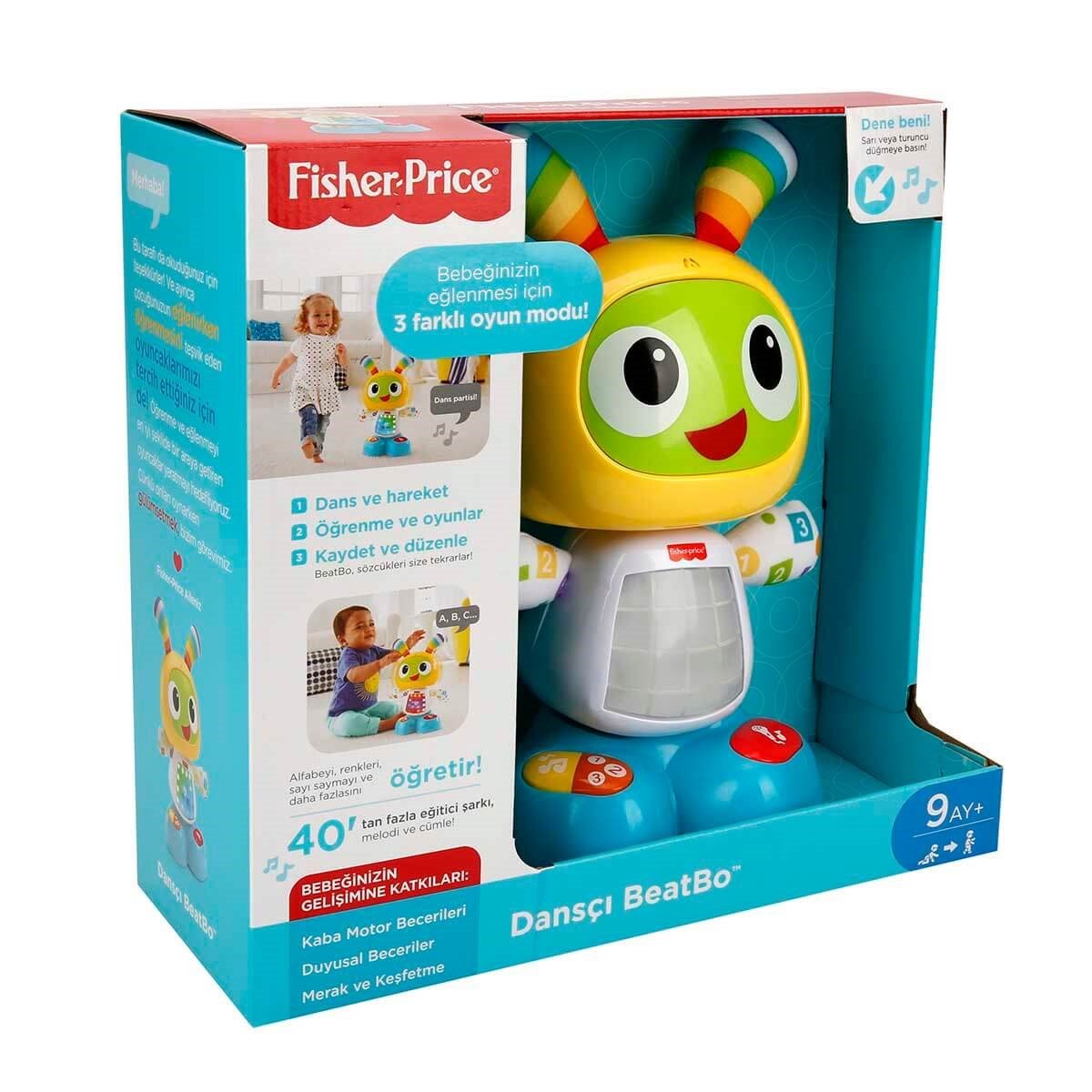 Fisher-Price Eğitici Dansçı BeatBo Ses Kayıt Özellikli, LED Işıklı ve 3 Farklı Gelişim Modlu İnteraktif Dans ve Hareket Arkadaşı - Roket Oyuncak