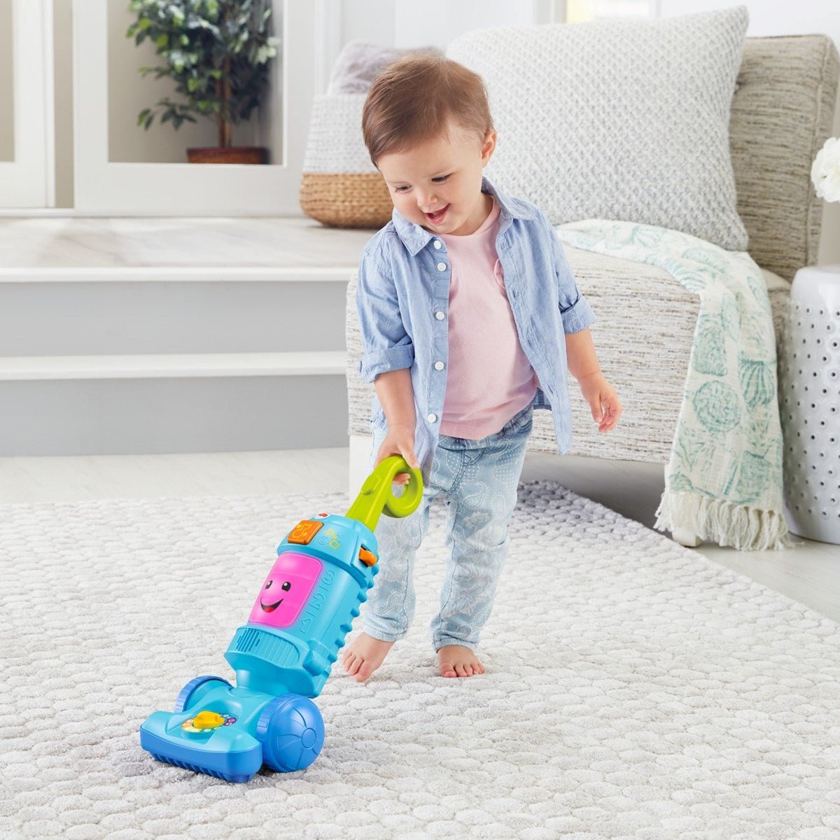 Fisher Price Eğlen & Öğren Neşeli Elektrik Süpürgesi GTW19 - Roket Oyuncak