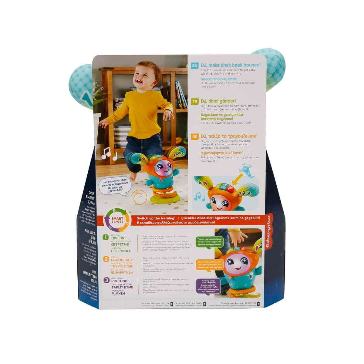 Fisher Price Sevimli DJ Bouncin Beats HJP89 - Roket Oyuncak