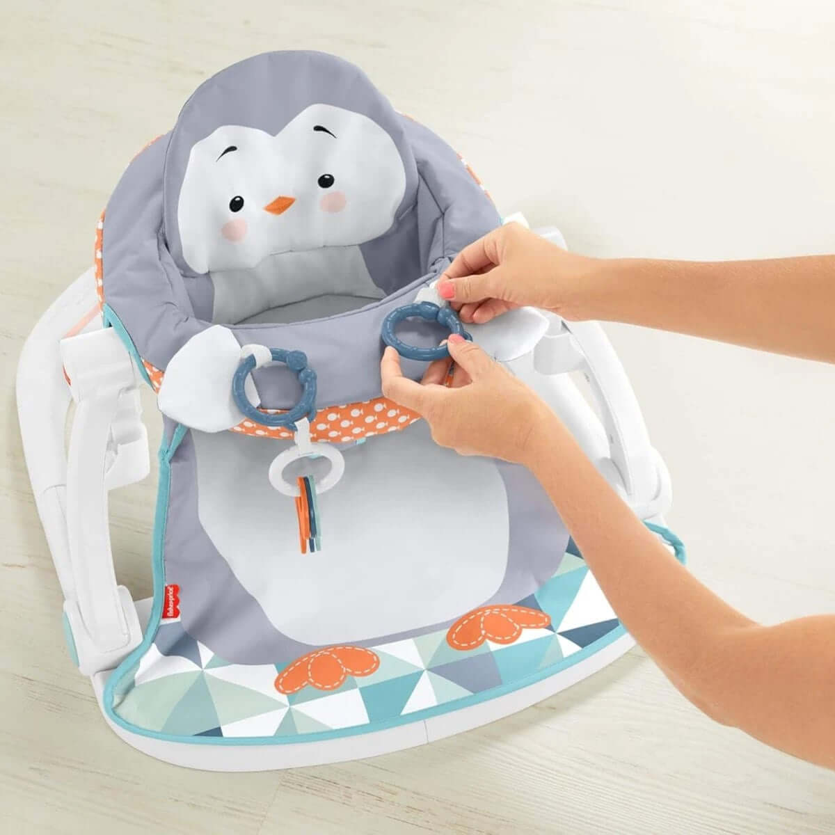 Fisher Price Tepsili Ana Kucağı Penguen HBF27 - Roket Oyuncak