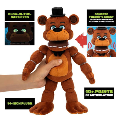 Five Nights at Freddy’s Hareketli ve Sesli Freddy Fazbear Pelüş 35 Cm - Roket Oyuncak