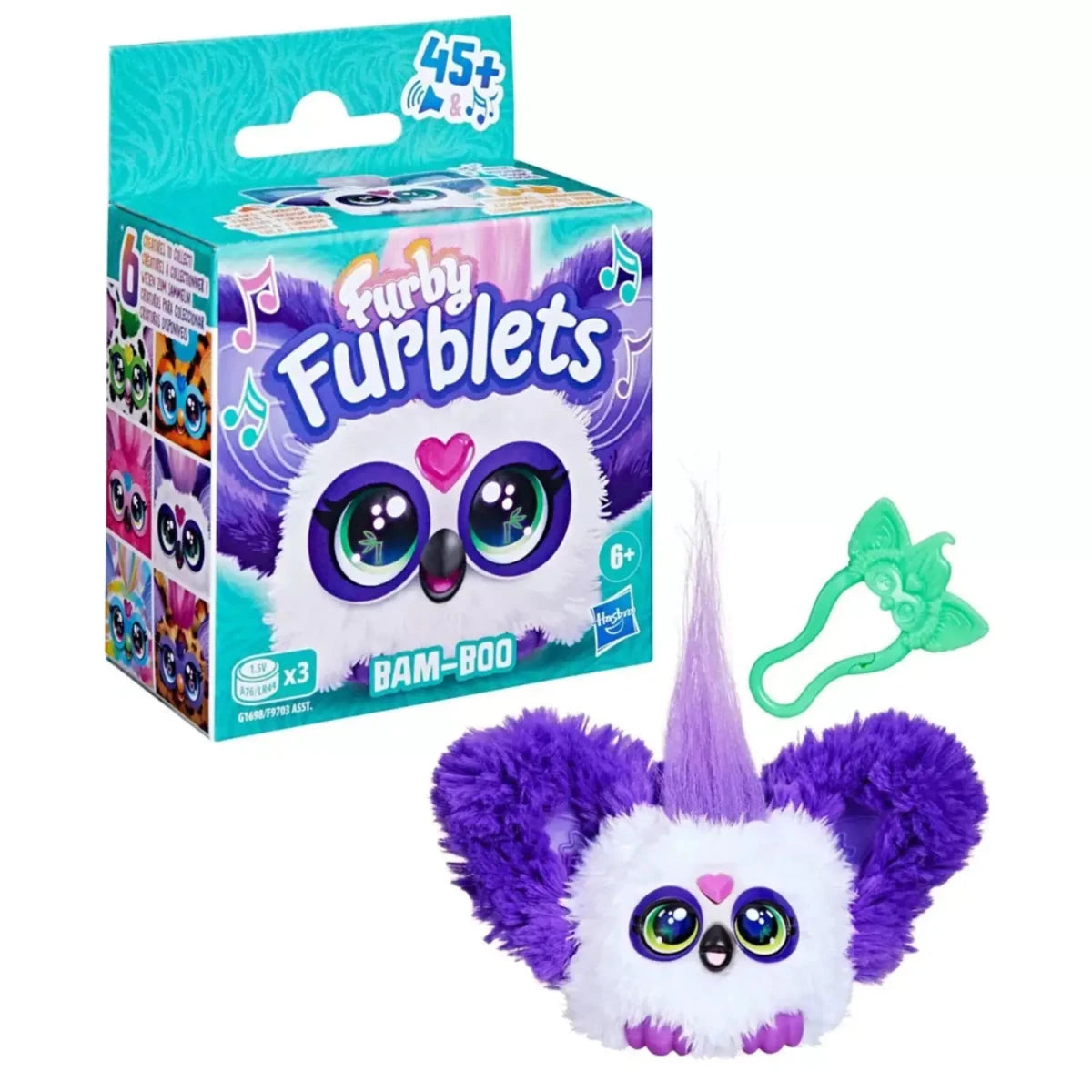 Furby Furblet Sesli Peluş Bam - Boo 45’ten Fazla Ses ve Melodi - Roket Oyuncak
