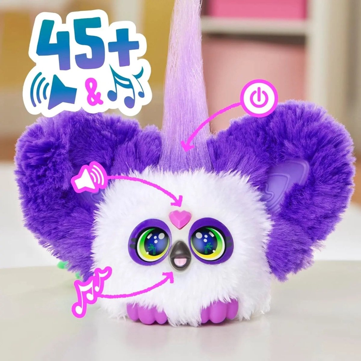 Furby Furblet Sesli Peluş Bam - Boo 45’ten Fazla Ses ve Melodi - Roket Oyuncak