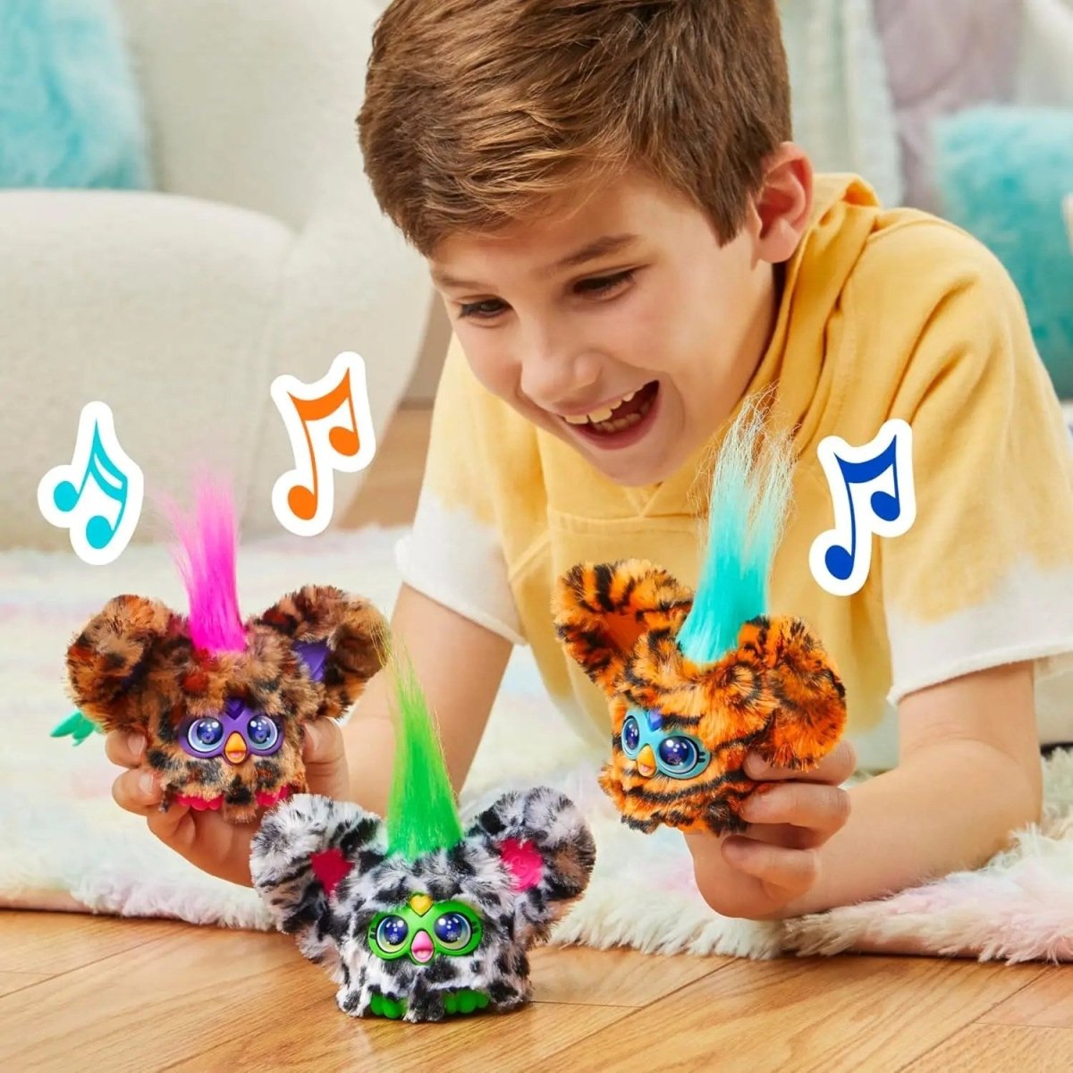 Furby Furblet Sesli Peluş Moo - Boo 45’ten Fazla Ses ve Melodi - Roket Oyuncak