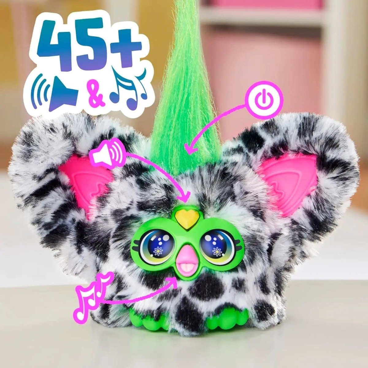 Furby Furblet Sesli Peluş Moo - Boo 45’ten Fazla Ses ve Melodi - Roket Oyuncak