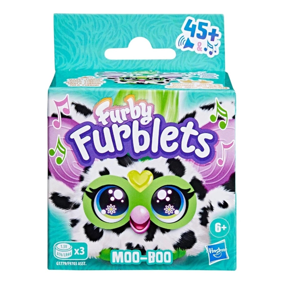 Furby Furblet Sesli Peluş Moo - Boo 45’ten Fazla Ses ve Melodi - Roket Oyuncak